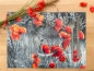 Preview: 10 Tischsets Platzsets abwaschbar Red Poppies von ARTIPICS mit kleinen Fehlern